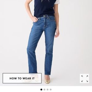 NWT J. Crew Vintage Slim-Straight jean in Rainstorm